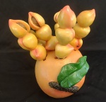 espátulas para geleia em resina em tema de frutas. Medida: altura 17 cm largura 10 cm comprimento 13 cm.