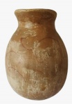 Vaso em cerâmica pintado artesanalmente. Medida: altura 38 cm diâmetro 28 cm. 