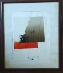 FUKUDA 93 - Gravura com tiragem 37/200 . Medidas: 55cm x 70cm. OBS manchas no paspatur  gravura intacta