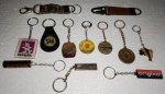 LOTE COM 12 CHAVEIROS ANTIGOS