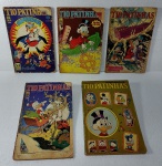 LOTE COM 5 EXEMPLARES TIO PATINHAS - Nº 164, 173, 169, 174 E ALMANAQUE Nº 29 - NO ESTADO - TODOS COM ILUSTRAÇÕES COLORIDAS - PARA COLECIONADOR