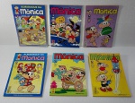 LOTE COM 6 EXEMPLARES MÔNICA - Nº 94, Nº 93, Nº 197, Nº 196, Nº 199 E Nº 219 - TODOS ILUSTRADOS A CORES - NO ESTADO - PARA COLECIONADOR