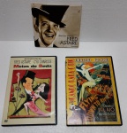 LOTE COM 2 DVD + 1 CD - FRED ASTAIRE MEIAS DE SEDA E VOANDO PARA O RIO  DVD