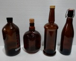 LOTE COM 4 GARRAFAS VAZIAS - MAIOR 30 CM