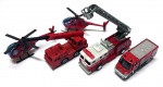 KIT RESGATE ESCALA 1:64 COM HELICÓPTEROS E VEÍCULOS