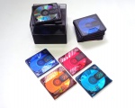 MINIDISC COLOR COLLECTION + CASE DE ACRÍLICO CONTENDO 10 UNIDADES