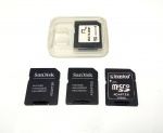 LOTE COM 4 ADAPTADORES DE CARTÃO MICROSD PARA XD