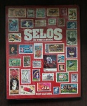 ÁLBUM ANTIGO E COLECIONÁVEL COM DIVERSOS SELOS DE PAÍSES DIFERENTES