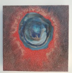 JOSEPH KOVADLOFF 1999 - ABSTRATO - MEDINDO 33 X 33 CM - TÉCNICA MISTA SOBRE TELA