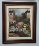 ÓLEO SOBRE TELA AUTOR - NÃO IDENTIFICADO - MEDINDO 55 X 45 CM - COM MOLDURA