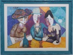 ASFADUROFF NIBBES - 2009 - MEDINDO 65 X 85 CM - COM MOLDURA