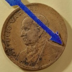 BRASIL  República Base Catálogo Amigo 2024, 01 moeda BC/MBC, 50 Ctvs, Mudança Reis/Cruzeiro(1), Bronze Alumínio, Getúlio Vargas, AV198, 1945 sem sigla. Anomalia: leve boné no anverso, conforme imagem.