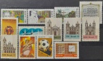 BRASIL – 13 selos comemorativos novos com goma, ano 1977/78, (RHM 979/981/984/998 /1016/1023 ao 1028/1030/1033), em perfeito estado de conservação, conforme imagem, valor estimado RHM 15,50 UFs.