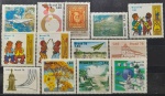 BRASIL – 13 selos comemorativos novos com goma, ano 1978, (RHM 1042 ao 1054), em perfeito estado de conservação, conforme imagem, valor estimado RHM 13, 0 UFs.