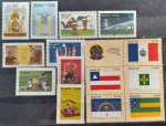 BRASIL – 14 selos comemorativos novos com goma, ano 1981, (RHM 1222 ao 1235), em perfeito estado de conservação, conforme imagem, valor estimado RHM 18,0 UFs.