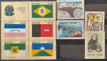 BRASIL – 09 selos comemorativos novos com goma, ano 1982/83, (RHM 1294 ao 1298 e do RHM 1309 ao 1312), em perfeito estado de conservação, conforme imagem, valor estimado RHM 27,6 UFs.