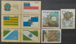 BRASIL – 08 selos comemorativos novos com goma, ano 1983, (RHM 1351, do 1363 ao 1368 e 1370), em perfeito estado de conservação, conforme imagem, valor estimado RHM 30,2 UFs.
