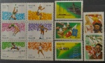 BRASIL – 11 selos comemorativos novos com goma, ano 1984, (RHM 1378 ao 1388), em perfeito estado de conservação, conforme imagem, valor estimado RHM 24,5 UFs.