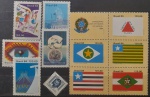 BRASIL – 11 selos comemorativos novos com goma, ano 1984, (RHM 1421 ao 1431-H.21), em perfeito estado de conservação, conforme imagem, valor estimado RHM 13,5  UFs.
