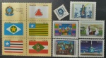 BRASIL – 11 selos comemorativos novos com goma, ano 1984, (RHM 1425 ao 1429 e do 1431-H21 ao 1436), em perfeito estado de conservação, conforme imagem, valor estimado RHM 15,5 UFs.