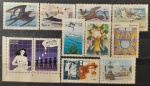 BRASIL – 11 selos comemorativos novos com goma, ano 1985, (RHM 1461 ao 1467  e do RHM 1469 ao 1472), em perfeito estado de conservação, conforme imagem, valor estimado RHM 13,5 UFs.