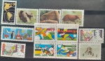 BRASIL – 12 selos comemorativos novos com goma, anos 1988, (RHM 1588, do RHM 1591 ao 1593, do RHM 1595 ao 1599 e do RHM 1601 ao 1603), em perfeito estado de conservação, conforme imagem, valor estimado RHM 12,8 UFs.