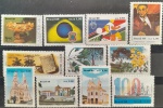 BRASIL – 11 selos comemorativos novos com goma, anos 1989/90, (RHM 1649, 1656; e do RHM 1662 ao 1670)), em perfeito estado de conservação, conforme imagem, valor estimado RHM 13,4 UFs.