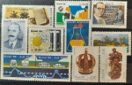 BRASIL – 11 selos comemorativos novos com goma, anos 1990, (RHM 1664,do RHM 1672 ao 1677, e do RHM 1681 ao 1684), em perfeito estado de conservação, conforme imagem, valor estimado RHM 11,4 UFs.