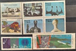BRASIL – 09 selos comemorativos novos com goma, anos 1990, (do RHM 1695 ao 1701, e 1706/07), em perfeito estado de conservação, conforme imagem, valor estimado RHM 17,0 UFs.