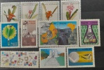 BRASIL – 12 selos comemorativos novos com goma, anos 1992, (do RHM 1805 ao 1815 e o 1817), em perfeito estado de conservação, conforme imagem, valor estimado RHM 12,0 UFs.