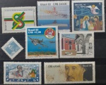BRASIL – 08 selos comemorativos novos com goma, anos 1993/94, (o RHM 1872; do RHM 1877 ao 1879-H30; do RHM1880 ao 1882 e o 1884), em perfeito estado de conservação, conforme imagem, valor estimado RHM 16,0 UFs.