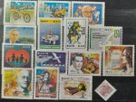 BRASIL – 15 selos comemorativos novos com goma, anos 1994, (os RHM 1885/86; os RHM 1888/89; os RHM 1906/07; dos RHM1910 ao 1915, o 1920, o 1924 e o 1927-H31), em perfeito estado de conservação, conforme imagem, valor estimado RHM 9,40 UFs.