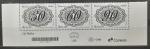 BRASIL – RHM 4164/66, 180 anos da série INCLINADOS, com vinheta CORREIOS/CMB, ano 2024, em estado de MINT, conforme imagem, valor facial R$ 4,55, valor RHM R$ 5,50.