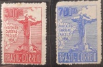 BRASIL  RHM C080 e  081, novos sem goma, Visita do Cardeal PACELLI, ano 1934, em perfeito estado de conservação, conforme imagem.