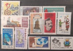 BRASIL – 10 selos comemorativos novos, ano 1968 e 1969, originalmente sem goma,(RHM 609/614/621/622/623/624/626/627/629/630/632 ),em perfeito estado de conservação, conforme imagem, valor estimado RHM 10,30 UFs.