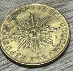 URUGUAY. 1969-10 PESOS  , EXCELENTE MOEDA PARA ABRILHANTAR AINDA MAIS SUA COLEÇÃO.