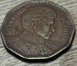CHILE 1981--50 PESOS   , EXCELENTE MOEDA PARA ABRILHANTAR AINDA MAIS SUA COLEÇÃO.