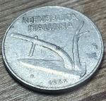 REP ITALIANA 1954- 10 LIRE , EXCELENTE MOEDA PARA ABRILHANTAR AINDA MAIS SUA COLEÇÃO.