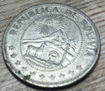 BOLIVIA. 1968- 1 PESO. , EXCELENTE MOEDA PARA ABRILHANTAR AINDA MAIS SUA COLEÇÃO.