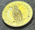  PARAGUAY, 1 GUARANY. 1993  , EXCELENTE MOEDA PARA ABRILHANTAR AINDA MAIS SUA COLEÇÃO. 