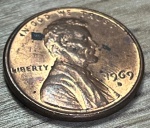   EUA, 1969- ONE CENT , EXCELENTE MOEDA PARA ABRILHANTAR AINDA MAIS SUA COLEÇÃO. 
