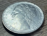  ITALIA 1956- 100 LIRE  , EXCELENTE MOEDA PARA ABRILHANTAR AINDA MAIS SUA COLEÇÃO. 