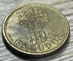  PORTUGAL, 1989- 10 ESCUDOS  , EXCELENTE MOEDA PARA ABRILHANTAR AINDA MAIS SUA COLEÇÃO. 