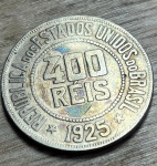    BRASIL,400 REIS 1925-  EXCELENTE MOEDA PARA ABRILHANTAR AINDA MAIS SUA COLEÇÃO. 