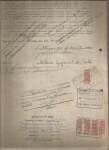 DOCUMENTO ANTIGO COM SELO DE ÉPOCA. COMO MOSTRA IMAGEM