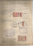 DOCUMENTO ANTIGO COM SELO DE ÉPOCA. COMO MOSTRA IMAGEM
