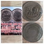 BRASIL. 200 REIS ANO 1889 NO FOLDER. COMO MOSTRA IMAGEM