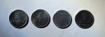 BRASIL. MOEDAS DE 1 CRUZEIRO CANA DE AÇUCAR, ANOS DE 79 A 82