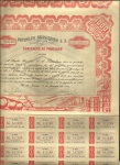 APÓLICE DA PETROBRÁS 1000 CRUZEIROS  ANO DE 1959 C 40 CUPONS, O NUM PODE SER  DIFRENTE O DA IMAGEM