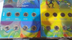 ALBUM COMPLETO COM AS MOEDAS DAS OLIMPIADAS, INCLUSIVE A BANDEIRA. TODAS CIRCULADAS